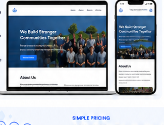 Association website preview